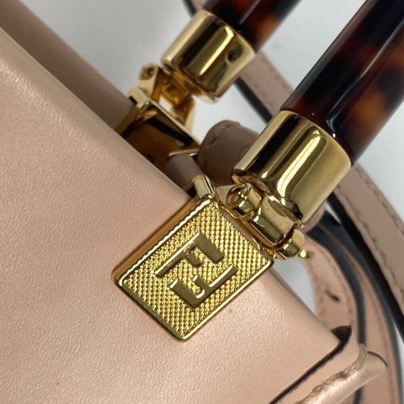 FENDI Shoulder Bag Crossbody bag Sunshine Shopper Small 2WAY Hand Bag - Picture 16 of 16